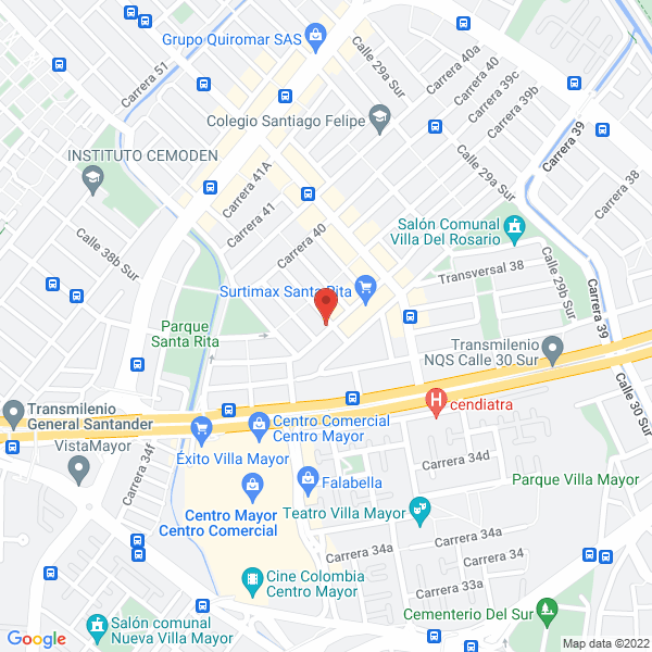 Map of Comercializadora Educativa Ltda.