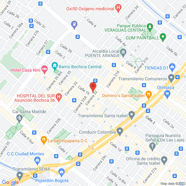 Map of Comercializadora Emir S S.A.S.