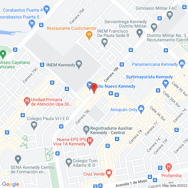 Map of Clínica Odontológica Familiar