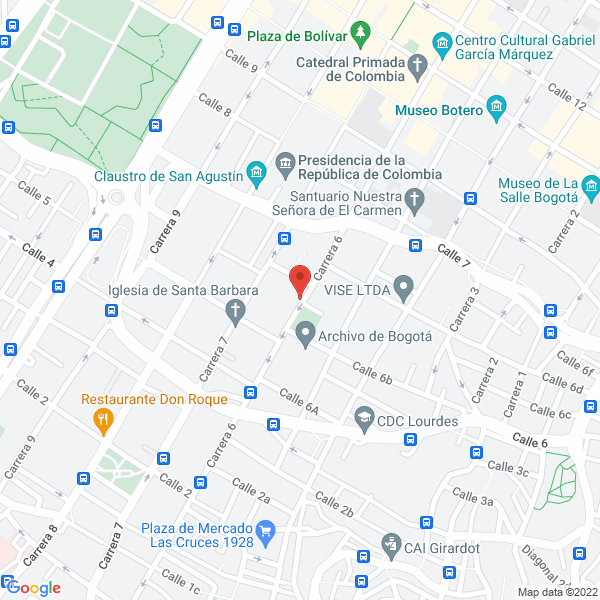Map of Clínica Odontologica Santa Barbara