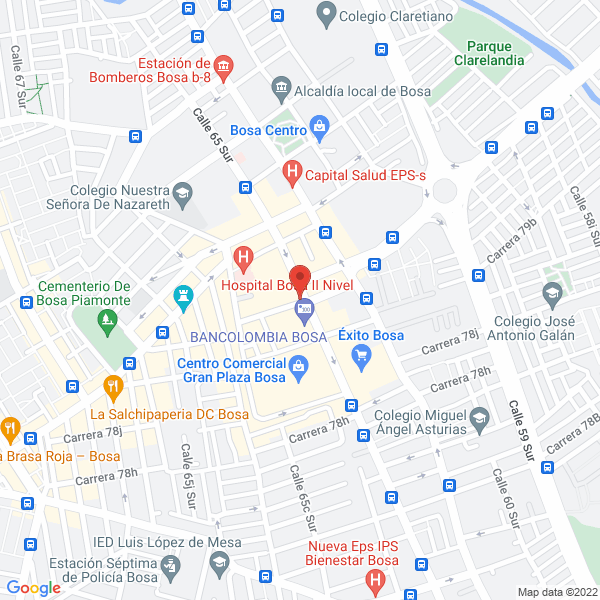 Map of Clínica Odontológico Jar Dental E.U.