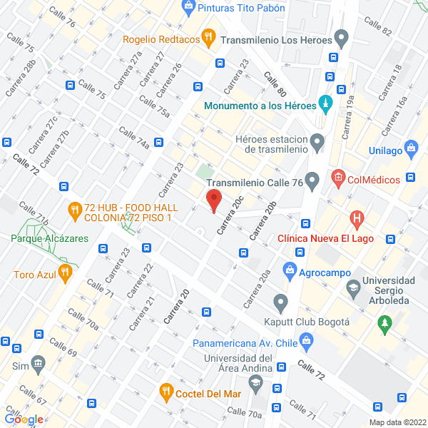 Map of Clínica Santa Rosa De Lima