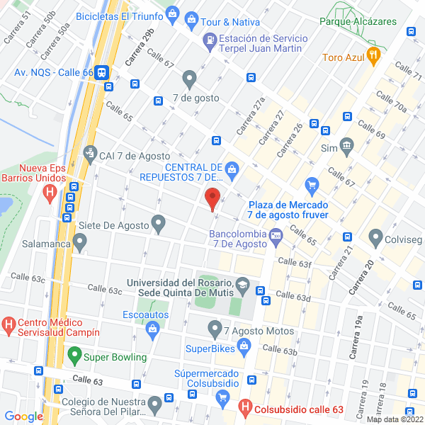 Map of Radproct Ltda.
