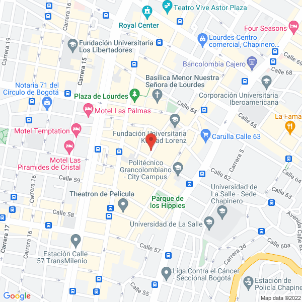 Map of Cooperativa De Trabajo Asociado Solidario De Colombia