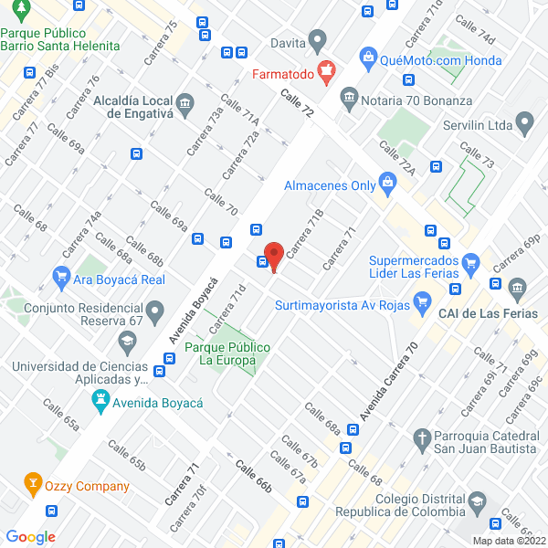 Map of Comercializadora Sarodi