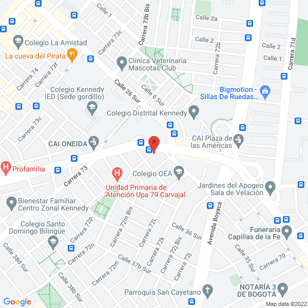 Map of Cootransmolinos