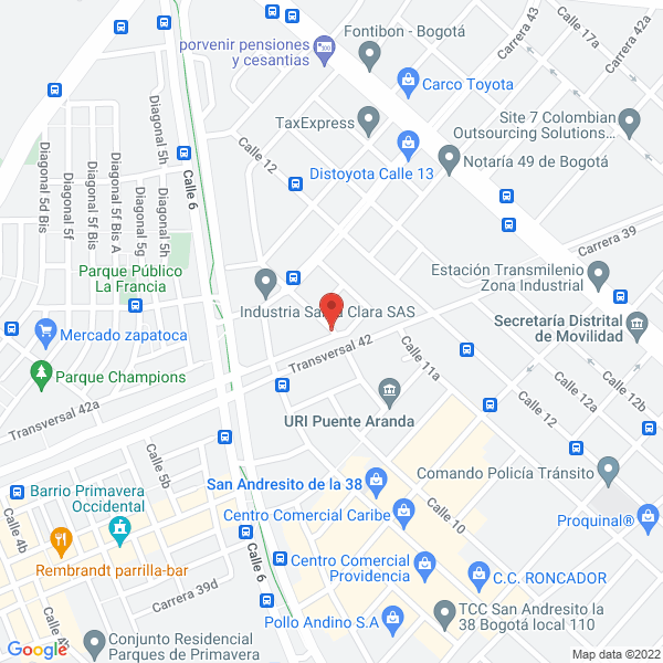 Map of Coper Tax S.A.