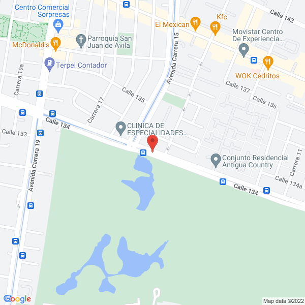 Map of Copy Bosque