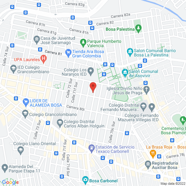Map of Colchones El Plaaneta