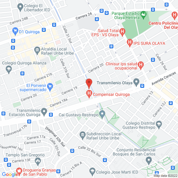 Map of Corte Y Confección Darriye