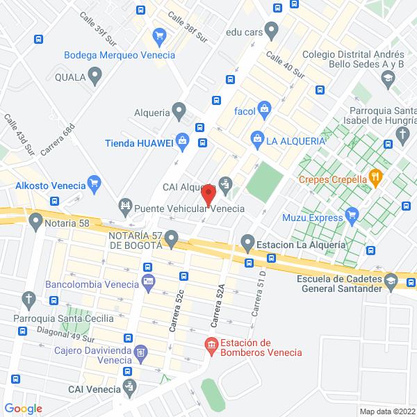 Map of Cortinacol Decoraciones