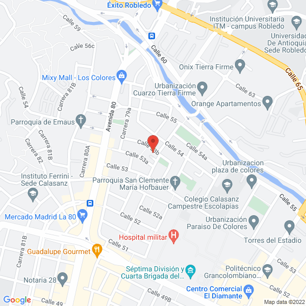 Map of Cortinas A.J.