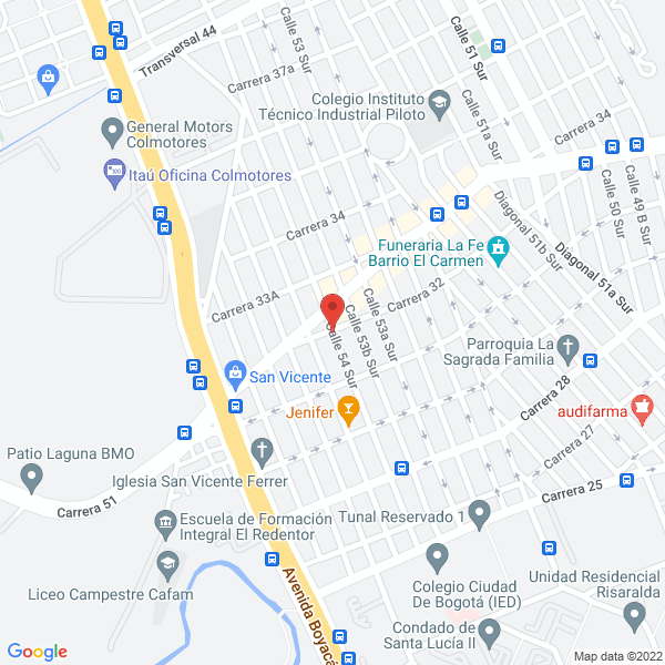 Map of Cortinas Manuel Pérez