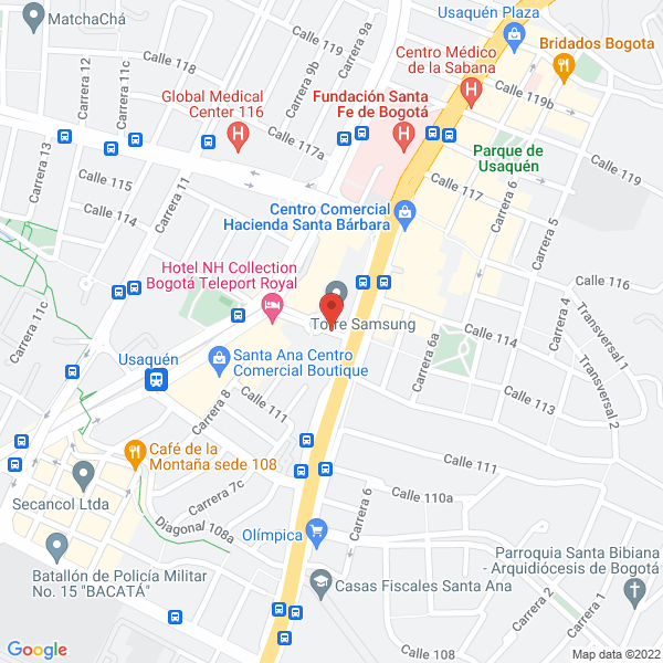 Map of Cosacol Ltda.