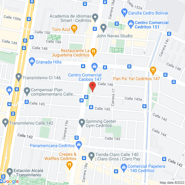Map of Costurero Edidedal