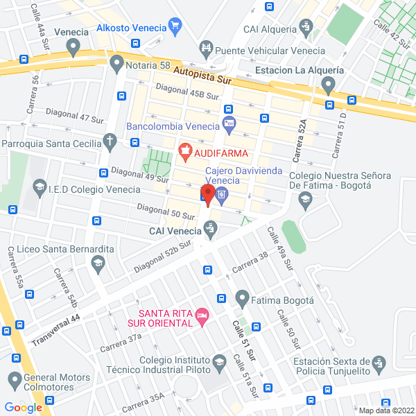 Map of Countrys Pizza Ltda