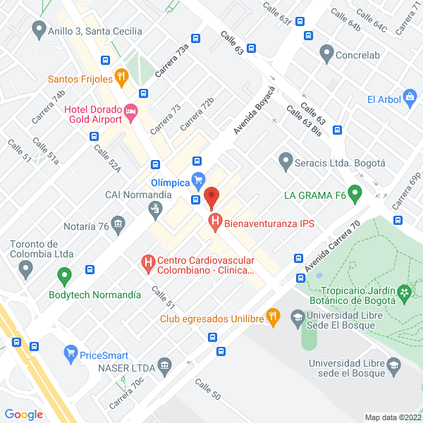 Map of Covein Control S.A.S