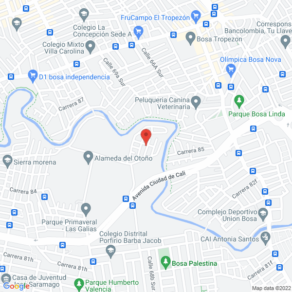 Map of Colegio Antonio Ricaurte