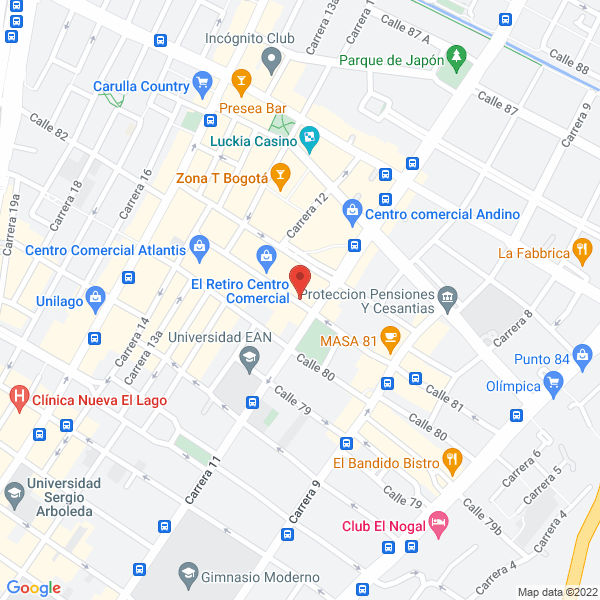 Map of Colegio De Abogados De La Universidad Nacional De Colombia