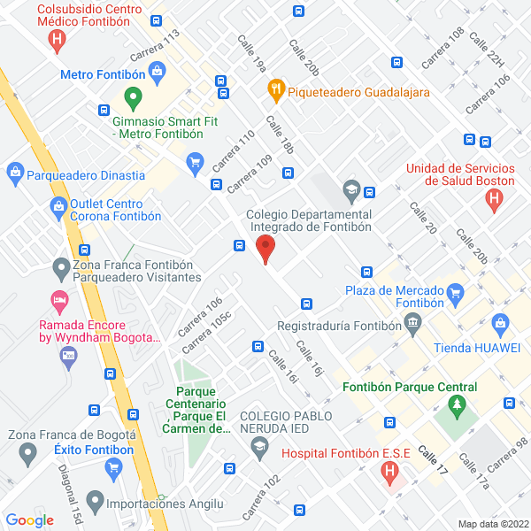 Map of Colegio De Nuestra Señora Del Perpétuo Socorro