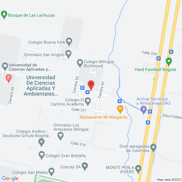 Map of Colegio El Camino