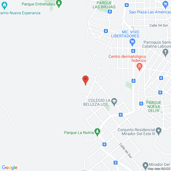 Map of Colegio Fabio Lozano Simonelli
