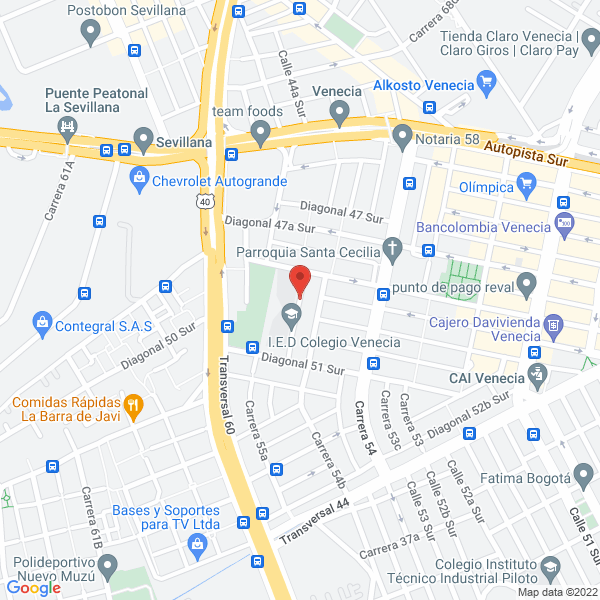 Map of Colegio Liceo Mariana