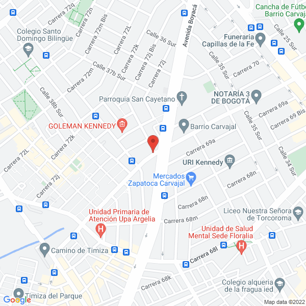 Map of Colegio Mi Segundo Hogar