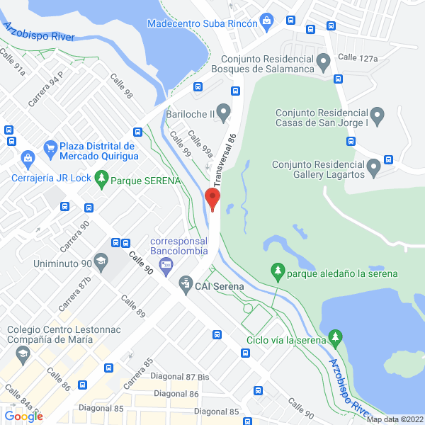 Map of Conjunto Residencial Bariloche I