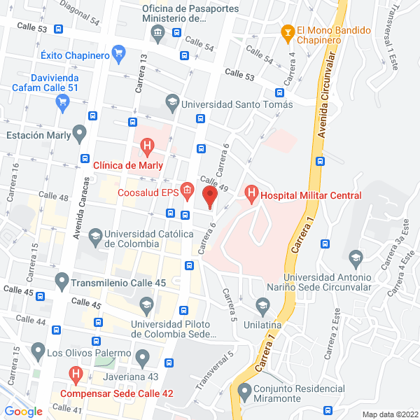 Map of Conjunto Residencial Edificio Toledo 48