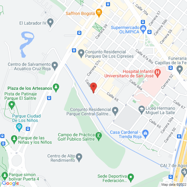 Map of Conjunto Residencial Parque Central Salitre IV