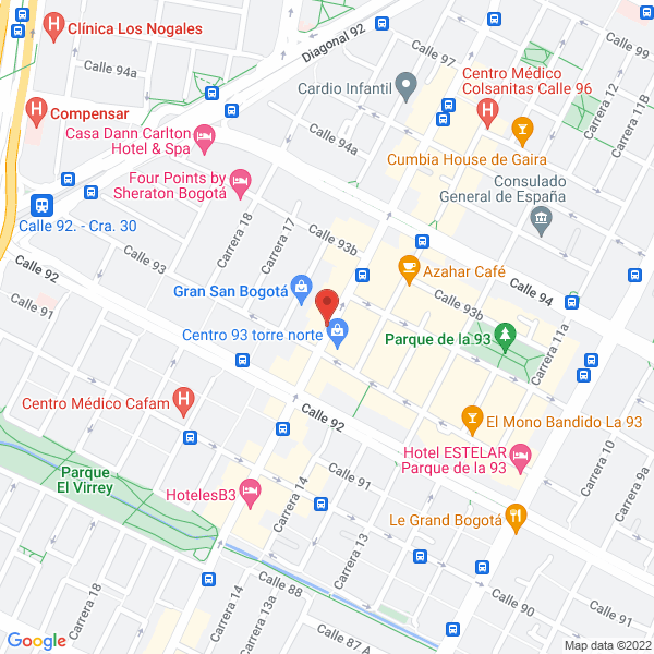 Map of Construcciones Y Comunicaciones C&C Am Ltda