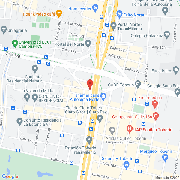 Map of Construcciones Y Diseños Mager Ltda.