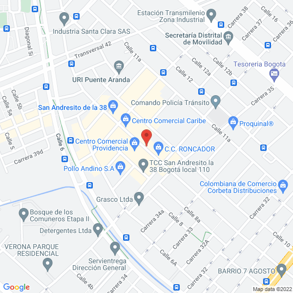 Map of Constructora Asiática