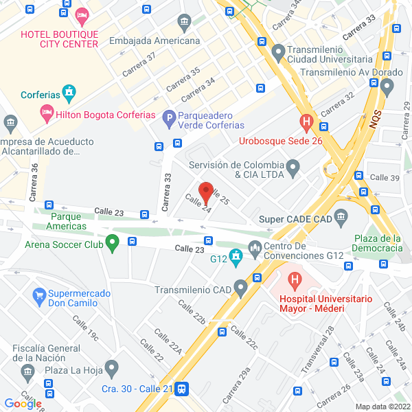 Map of Constructora Cerros Del Guacana S.A.S.