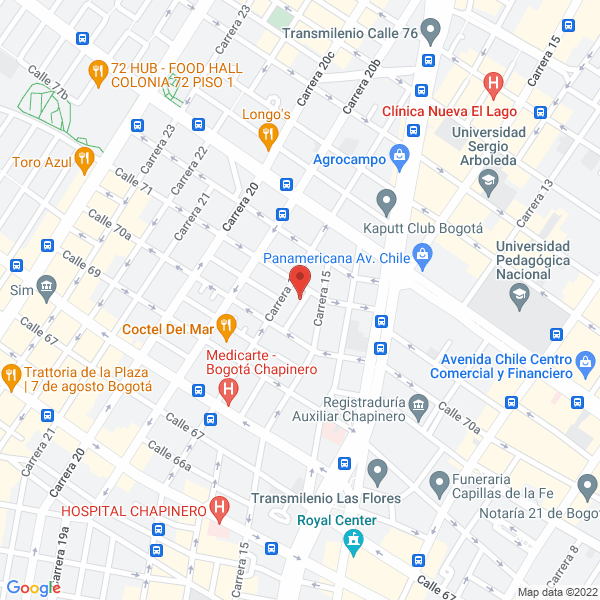 Map of Continental De Sistemas Ltda.