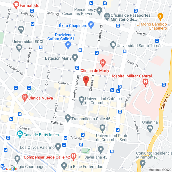 Map of Cosmeticos Bioactivar Ltda