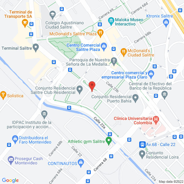 Map of Representaciones Boca