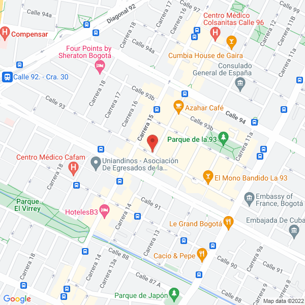 Map of Representaciones Jvr