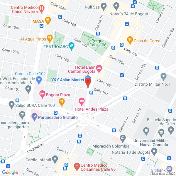 Map of Representaciones Promociones Y Mercadeo Ltda.