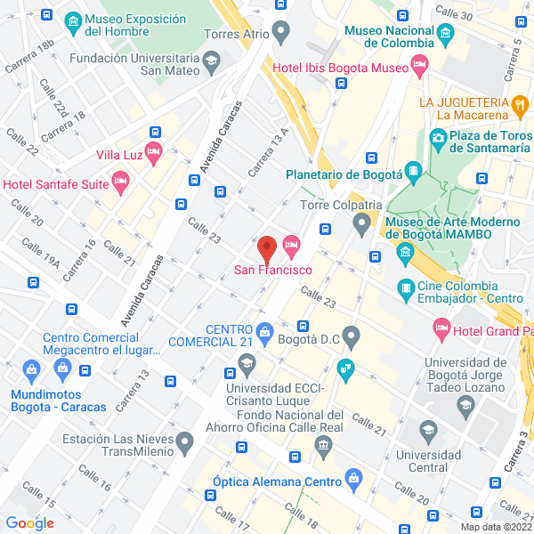 Map of Restaurante El Amigo Motta