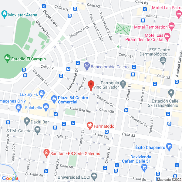Map of Restaurante El Escondite