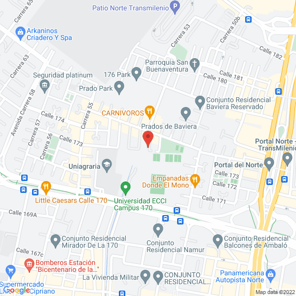 Map of Restaurante El Torito Parrilla