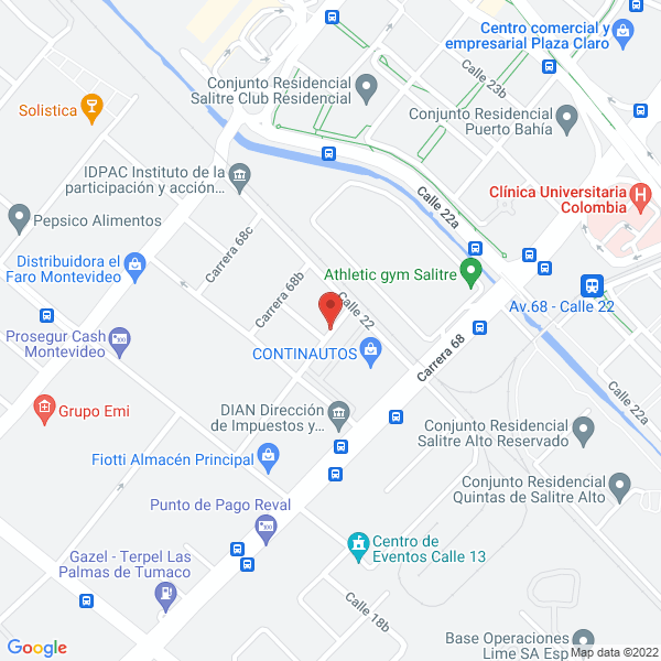 Map of Restaurante Eventos Cheff