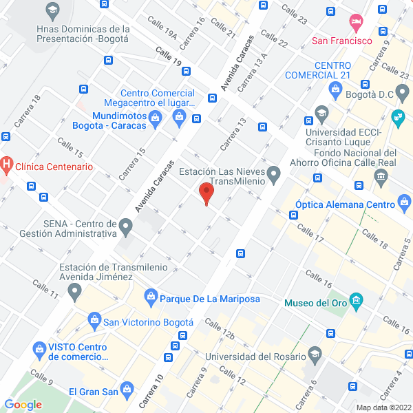 Map of Restaurante Las Palmeras