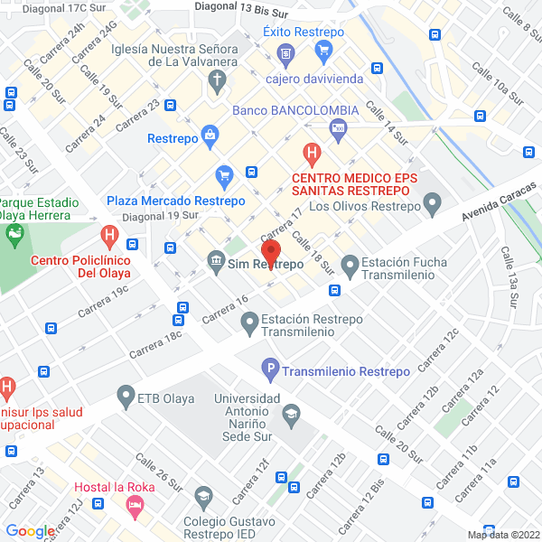 Map of Salsamentaria El Rodeo