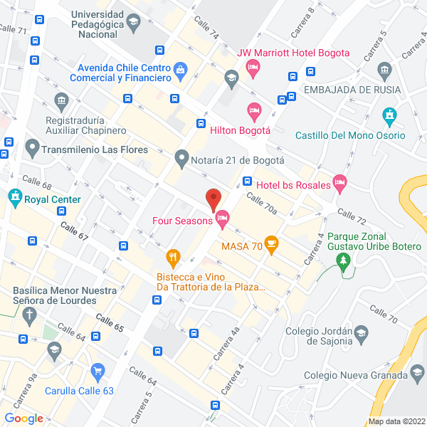Map of Savegal Inversiones S C A