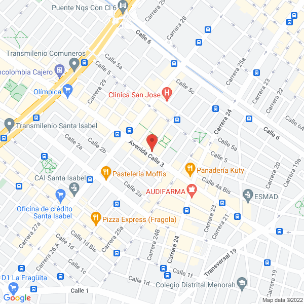 Map of Screen Internacional Limitada