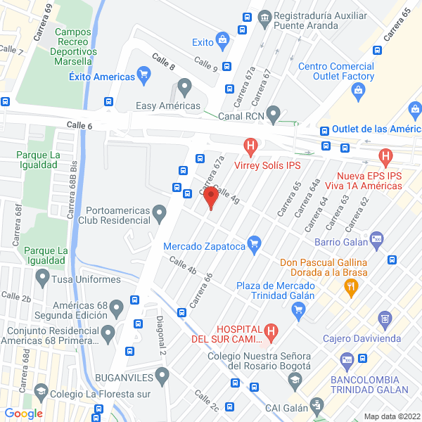 Map of Signo Editores Gráficos