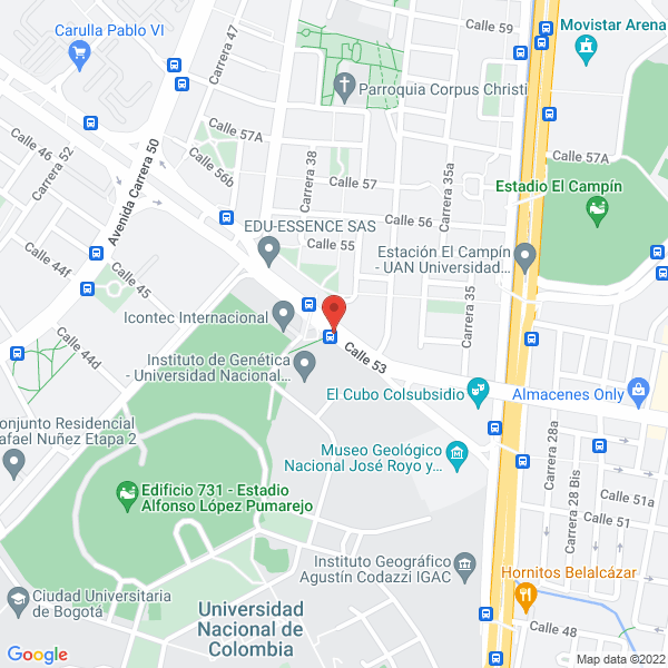 Map of Sindicato De Empleados De Ingeominas Asoingeominas